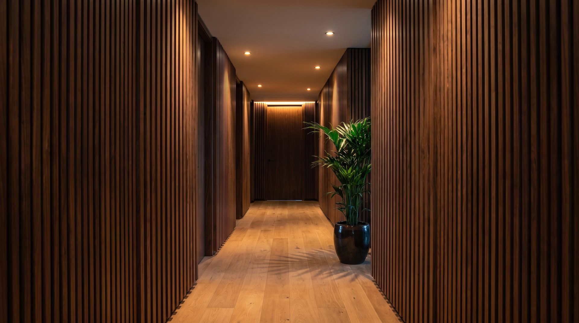 Pasillo de las oficinas