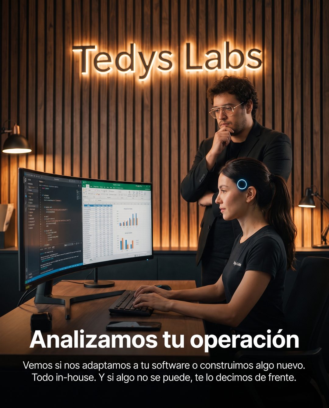 Paso 2: Analizamos tu operacion. Nos adaptamos a tu software o construimos algo nuevo, todo in-house.